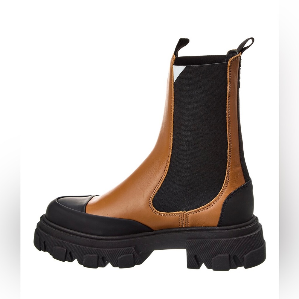 GANNI brown and black boots